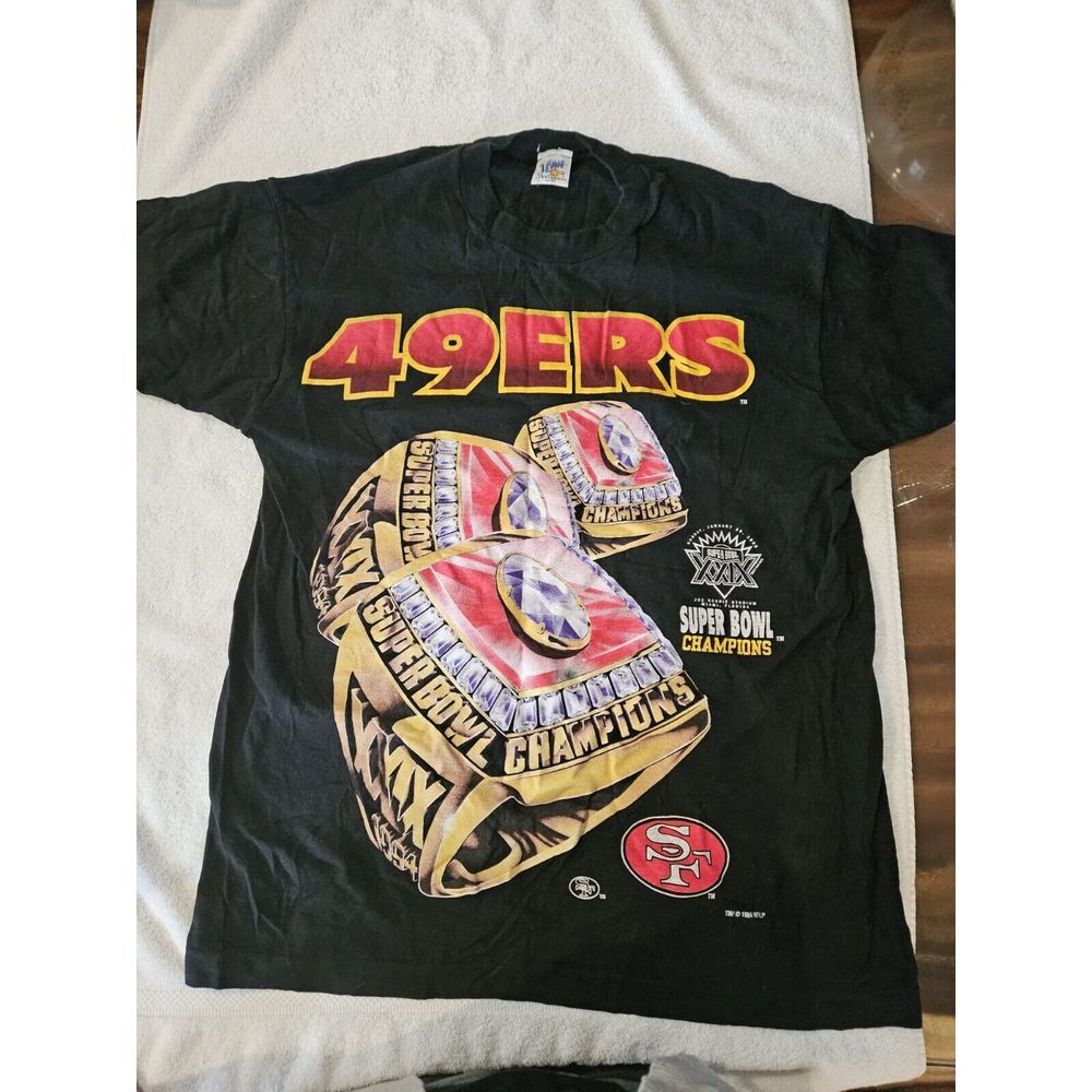 Vintage 1995 San Francisco‎ 49ers Super Bowl XXIX Ring Size Large Single Stitch